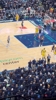 老詹突破造华莱士犯规,结果裁判没吹投篮犯规,老詹十分不满!